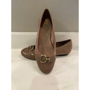 A2 by Aerosoles Tan Flats Loafers w/Buckle and Padded Footbed for Casual Comfort